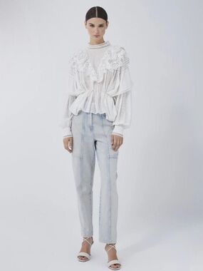 NWT IRO Vadivan Jean carrot cut Light Wash size 34 (25 or 26)